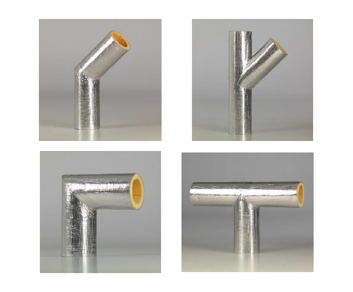 Sonotobe elbows acoustic pipesection insulation