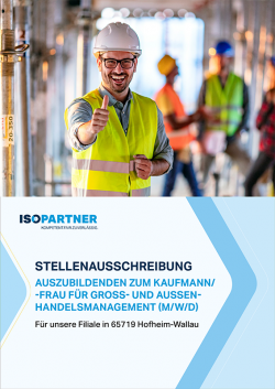 ISOPARTNER - Auszubildung zum/zur Kaufmann/-frau für Groß- und Außenhandelsmanagement in Hofheim