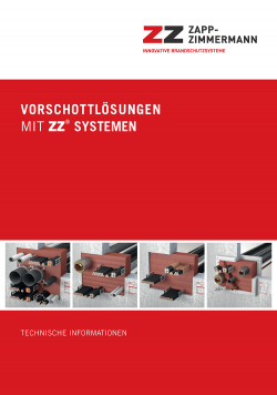 ISOPARTNER - Vorschottlösungen mit Zapp-Zimmermann Systemen