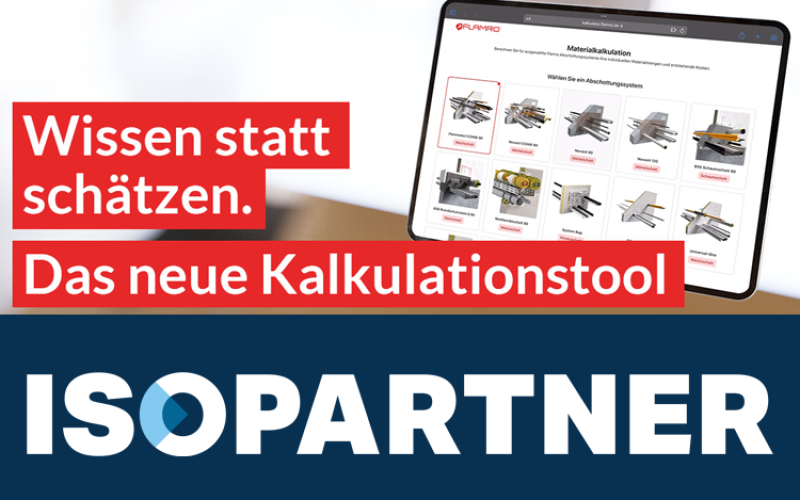 ISOPARTNER präsentiert das FLAMRO Kalkulationstool
