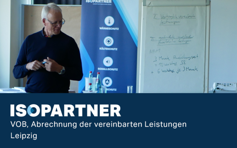 ISOPARTNER VOB Schulung in Leipzig